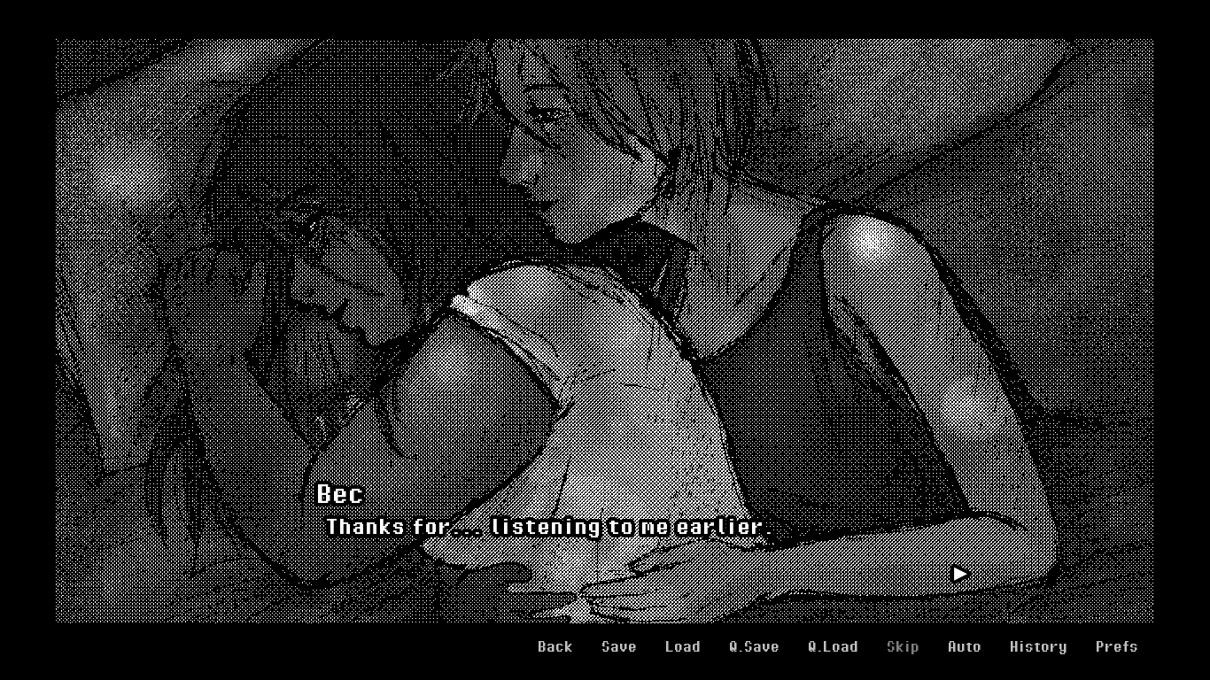 Devil's Liminal screenshot of Bec and Margo.
